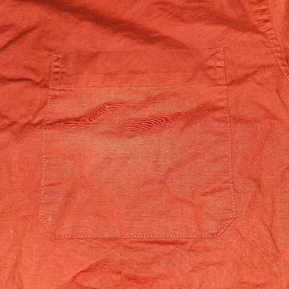 GAP Men's Burnt Orange XL Short Sleeve Button Up Casual Dress Shirt Lightweight - Picture 3 of 9